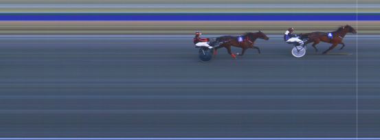 Målfoto for løp 2 på bane HA den 19.05.2018