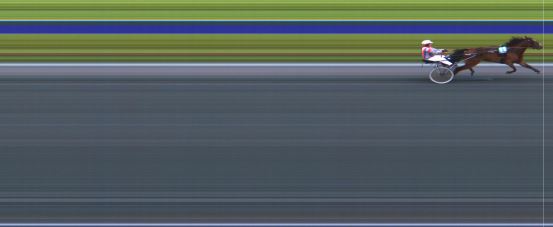 Målfoto for løp 4 på bane HA den 08.07.2018