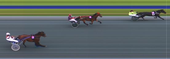 Målfoto for løp 8 på bane HA den 08.07.2018