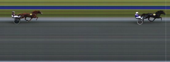 Målfoto for løp 1 på bane HA den 04.08.2018