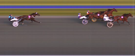 Målfoto for løp 8 på bane HA den 04.08.2018