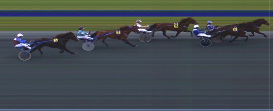 Målfoto for løp 1 på bane HA den 18.08.2018