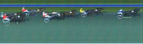 Målfoto for løp 7 på bane HA den 18.08.2018