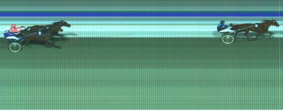 Målfoto for løp 6 på bane HA den 27.10.2018