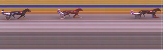 Målfoto for løp 3 på bane HA den 10.11.2018