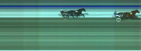 Målfoto for løp 1 på bane HA den 24.11.2018