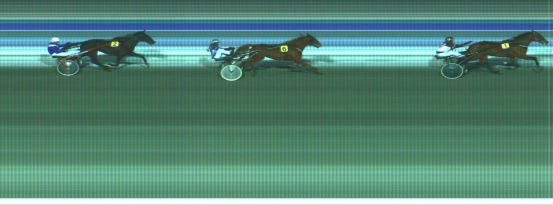 Målfoto for løp 1 på bane HA den 08.12.2018