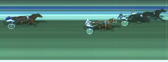 Målfoto for løp 6 på bane HA den 08.12.2018