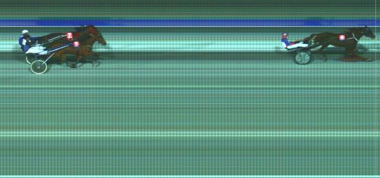 Målfoto for løp 3 på bane HA den 22.12.2018