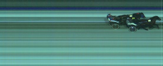 Målfoto for løp 1 på bane HA den 23.03.2019