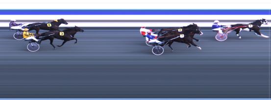 Målfoto for løp 1 på bane HA den 04.05.2019