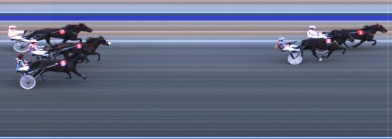 Målfoto for løp 3 på bane HA den 11.05.2019