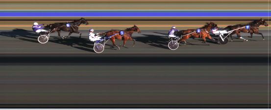 Målfoto for løp 2 på bane HA den 18.05.2019