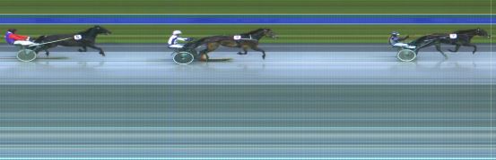 Målfoto for løp 7 på bane HA den 09.06.2019