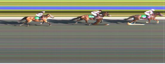 Målfoto for løp 2 på bane HA den 07.07.2019