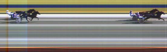 Målfoto for løp 1 på bane HA den 03.08.2019