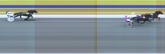 Målfoto for løp 1 på bane HA den 17.08.2019