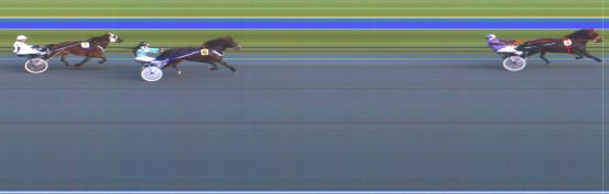 Målfoto for løp 1 på bane HA den 14.09.2019