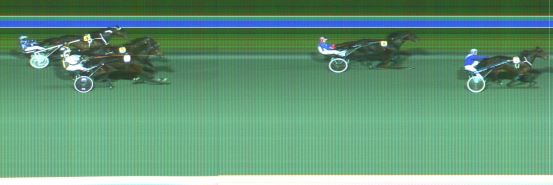 Målfoto for løp 1 på bane HA den 28.09.2019