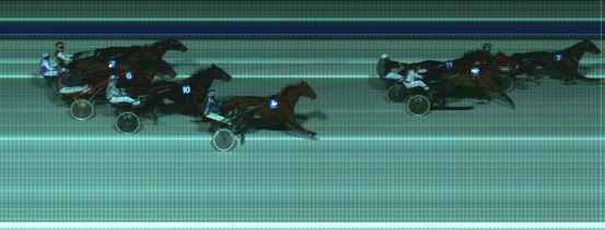 Målfoto for løp 2 på bane HA den 07.12.2019