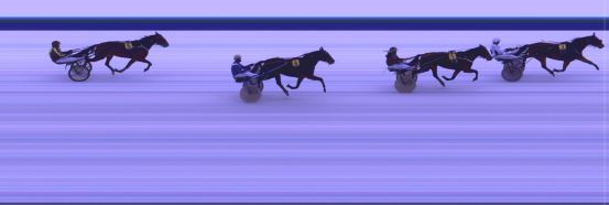 Målfoto for løp 1 på bane HA den 16.02.2020