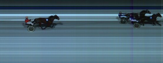 Målfoto for løp 2 på bane HA den 29.02.2020