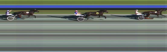 Målfoto for løp 1 på bane HA den 20.06.2020