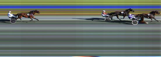 Målfoto for løp 9 på bane HA den 01.08.2020