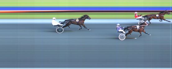 Målfoto for løp 1 på bane HA den 29.08.2020