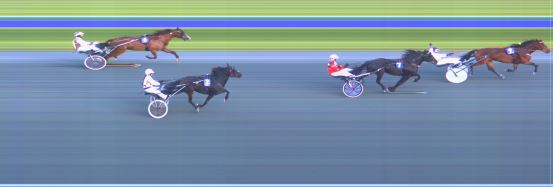 Målfoto for løp 2 på bane HA den 29.08.2020