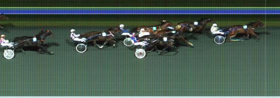 Målfoto for løp 4 på bane HA den 10.10.2020