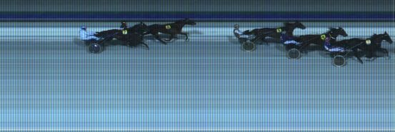 Målfoto for løp 1 på bane HA den 13.02.2021