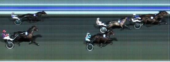 Målfoto for løp 2 på bane HA den 27.02.2021