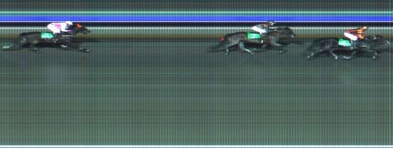 Målfoto for løp 1 på bane HA den 27.03.2021