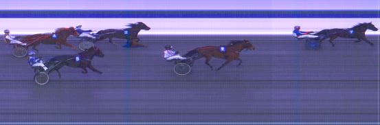 Målfoto for løp 2 på bane HA den 10.04.2021