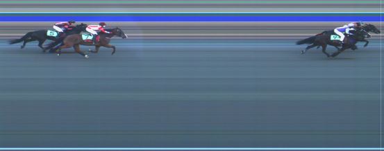 Målfoto for løp 1 på bane HA den 08.05.2021