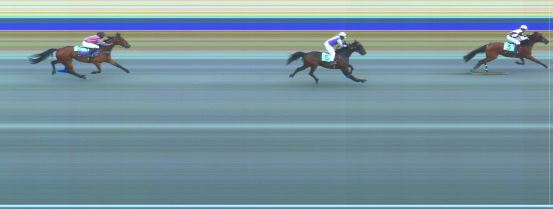 Målfoto for løp 1 på bane HA den 22.05.2021