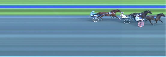 Målfoto for løp 2 på bane HA den 13.06.2021