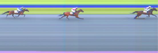 Målfoto for løp 2 på bane HA den 26.06.2021