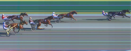 Målfoto for løp 6 på bane HA den 07.08.2021