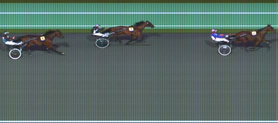 Målfoto for løp 1 på bane HA den 12.09.2021