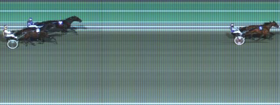 Målfoto for løp 2 på bane HA den 23.10.2021