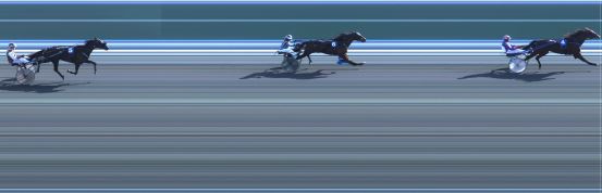 Målfoto for løp 2 på bane HA den 09.04.2022