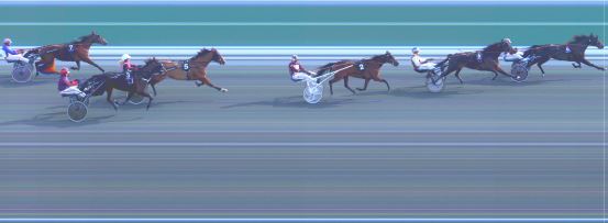 Målfoto for løp 6 på bane HA den 09.04.2022