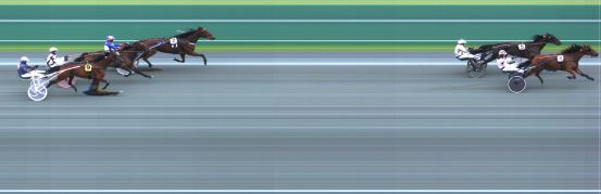 Målfoto for løp 1 på bane HA den 04.06.2022