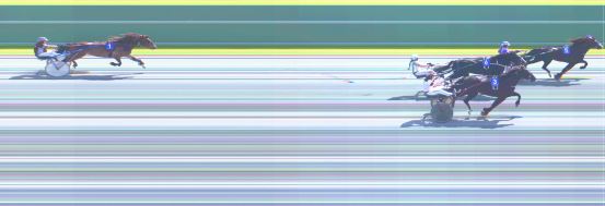 Målfoto for løp 2 på bane HA den 02.07.2022