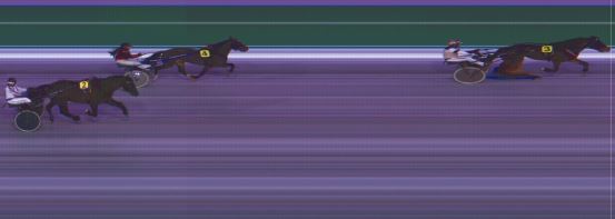 Målfoto for løp 1 på bane HA den 11.12.2022