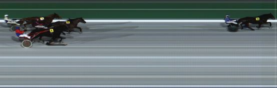 Målfoto for løp 1 på bane HA den 04.02.2023