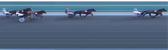 Målfoto for løp 3 på bane HA den 18.02.2023