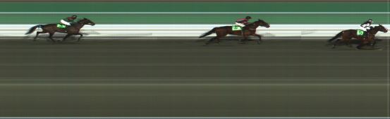 Målfoto for løp 1 på bane HA den 04.03.2023